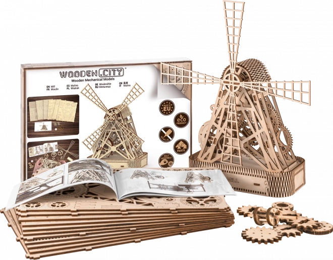 WOODEN CITY 3D puzzle Mlin 222 dijelova