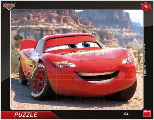Puzzle Auta: Munja McQueen 40 dijelova
