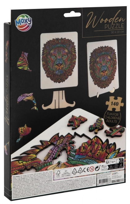 MOXY Puzzle u obrisima Lav 140 komada
