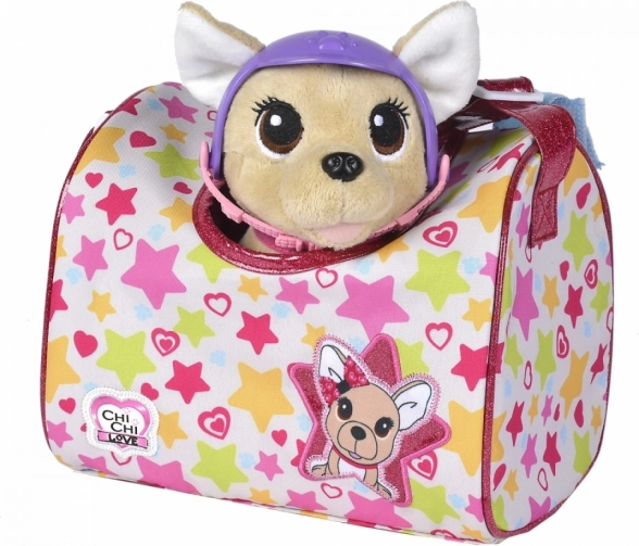 Mekani chihuahua s kacigom – spreman za izlete