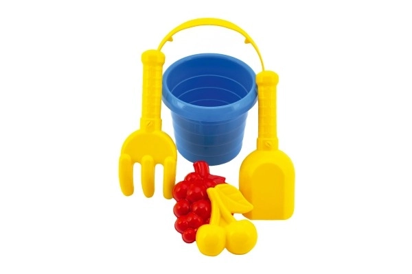 Set igračaka za pijesak - kanticu, lopatica, grabljice i kalupi