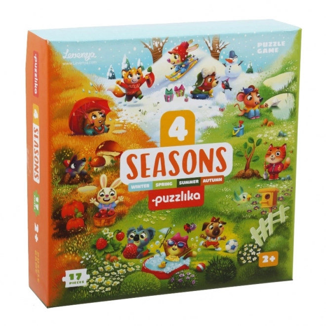 Puzzlika Četiri godišnja doba dječja edukativna puzzle