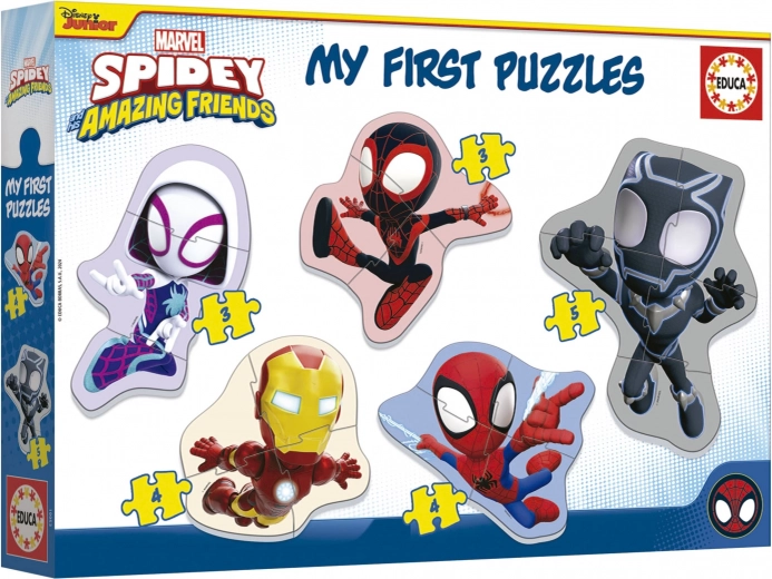 Educa baby puzzle Spidey i njegovi nevjerojatni prijatelji 5u1 (3–5 dijelova)