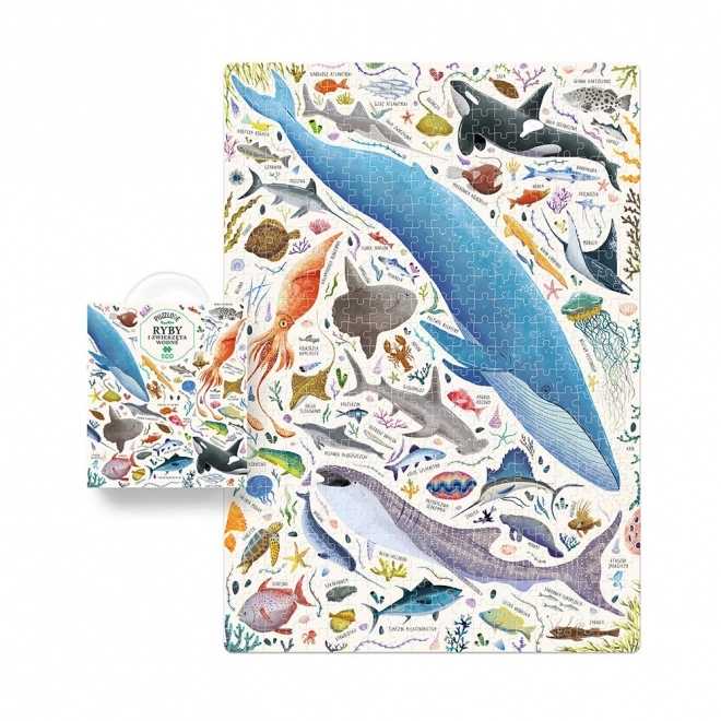 Puzzle Puzzlove Ribe i vodeni organizmi 500 dijelova