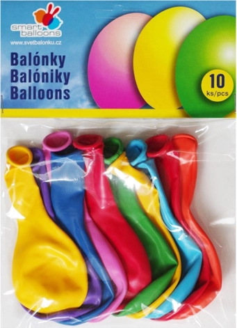 Pastelni napuhavajući baloni 26 cm – set 10 kom