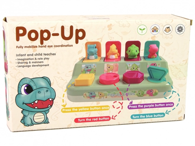 Životinjski dinosauri Pop-up Aradačka igračka za malu djecu
