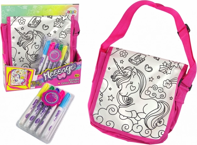 Kreativni set – oboji svoju torbicu s jednorogom DIY