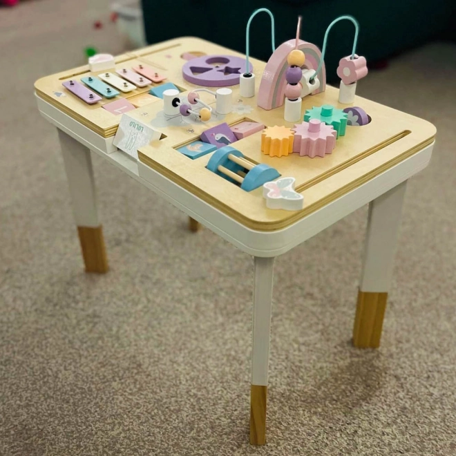 Interaktivni Montessori stol Lulilo ružičasti