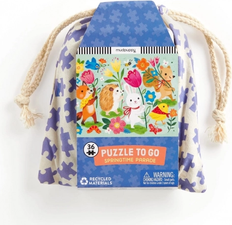 Puzzle Proljetna povorka u platnenoj vrećici od Mudpuppyja