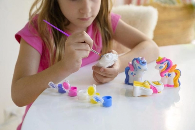 izrada i bojanje sjajnog jednoroga 3D od 4M