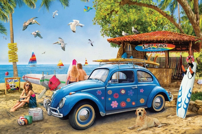 Slagalica Eurographics VW Buba i Surferi 1000 dijelova