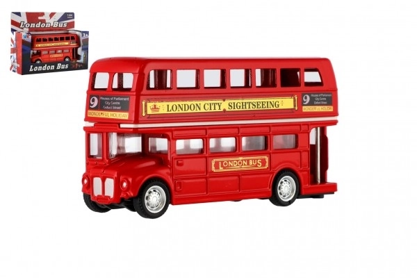 Crveni dvokatni autobus London 12 cm
