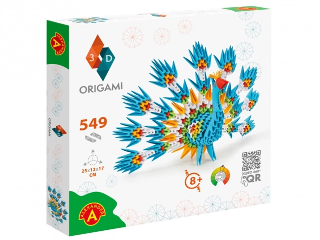 Kreativni Origami 3D Paun od Alexandera