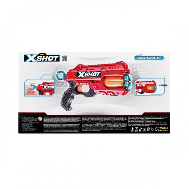 Pistola X-Shot Reflex 6 (12 strelica)