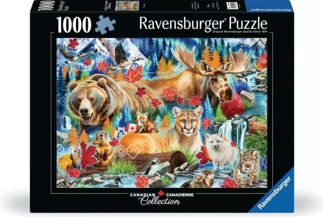 Puzzle Divlje zvijeri Kanade 1000 komada