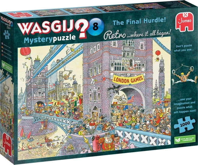 JUMBO slagalica WASGIJ Mystery 8: Posljednja prepreka 1000 dijelova