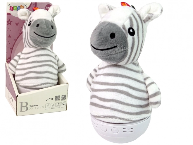 Dječja ljuljačka zebra s lampicom i melodijom