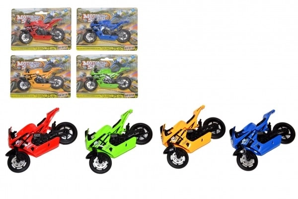 Trkaća motocikla 11cm plastika miješane boje