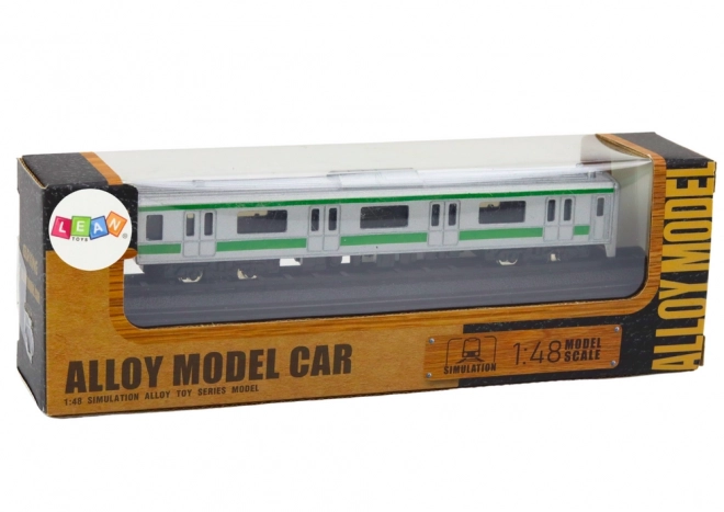 Sakupljački model vagona 1:48 metalik srebrni