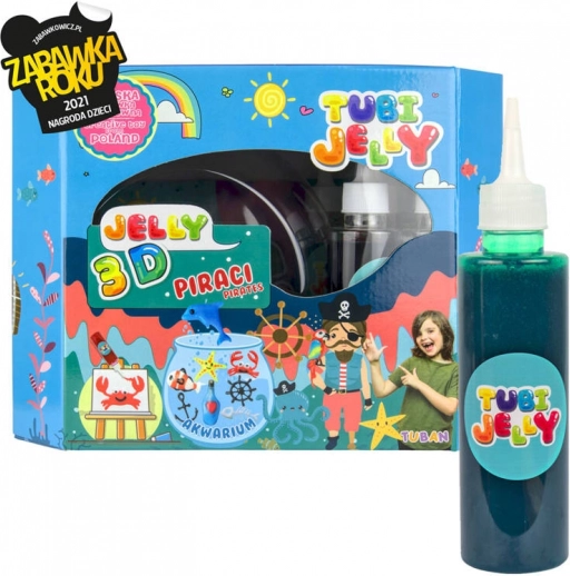 Tubi Jelly pirati 3D – veliko akvarij kreativni set