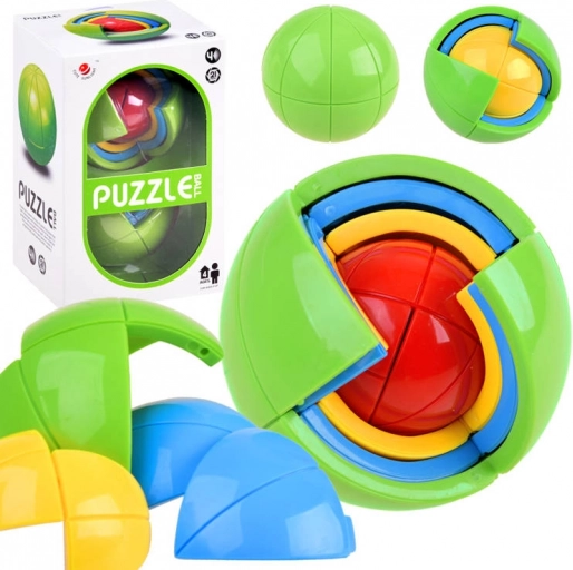 Logička 3D puzzle kugla – šarena zagonetna loptica