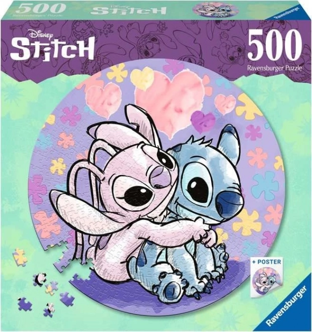 Okrugle slagalice Stitch 500 komada