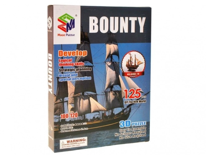 3D puzzle brod Bounty