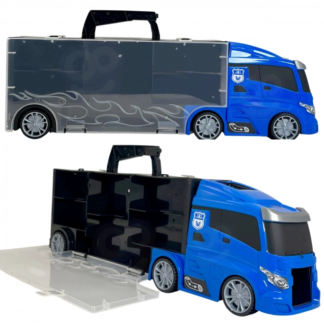 Kamion s transporterom 3u1 Plava Policija