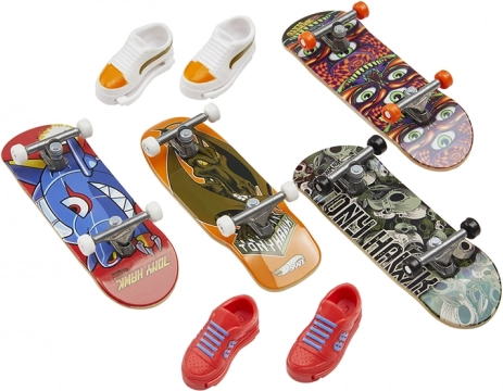 Set fingerboarda HOT WHEELS Skate s cipelama – multipack