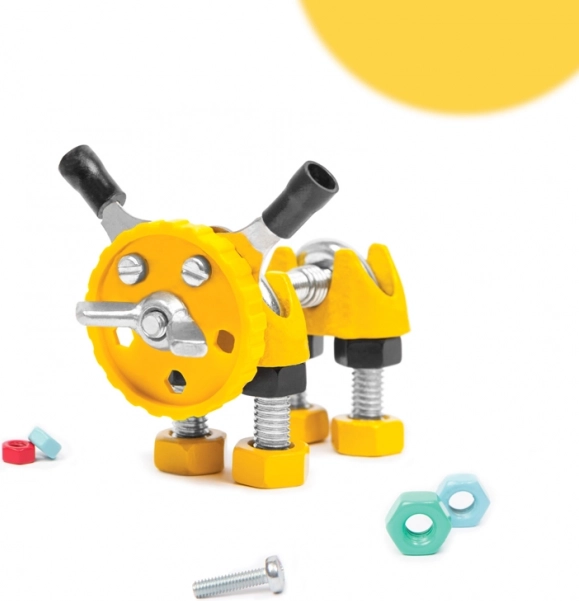 the offbits konstrukcijski set puppybit – kreativno mehaničko štene