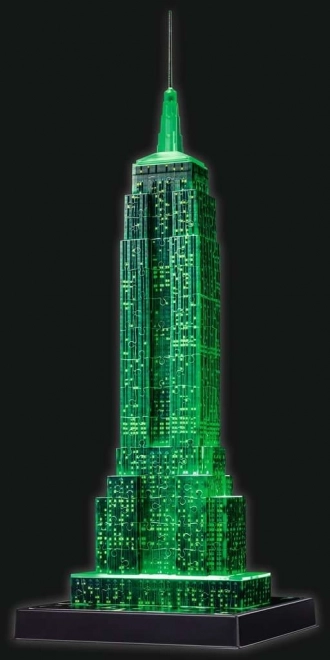 RAVENSBURGER Svjetleća 3D slagalica Noćna edicija Empire State Building 216 dijelova