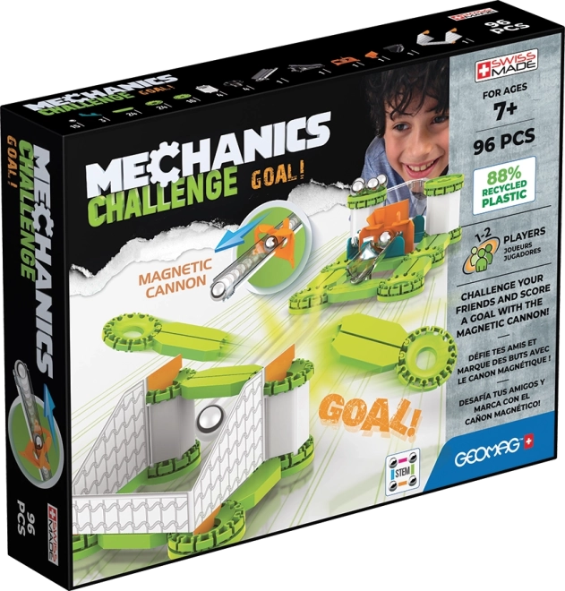 Magnetički set za slaganje GEOMAG Mechanics Challenge 96 dijelova