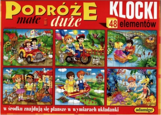 Slikovne kocke Putovanje u dvoje – 48 kockica