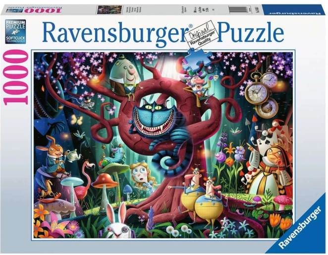 Puzzle 2D 1000 dijelova – ALISA U ZEMLJI ČUDESA: Gotovo su svi ludi