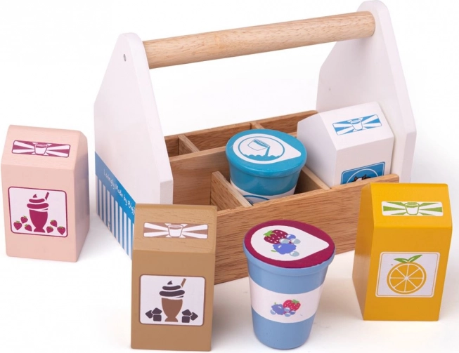 Bigjigs Toys koktel proizvodi u prijenosnoj kutiji