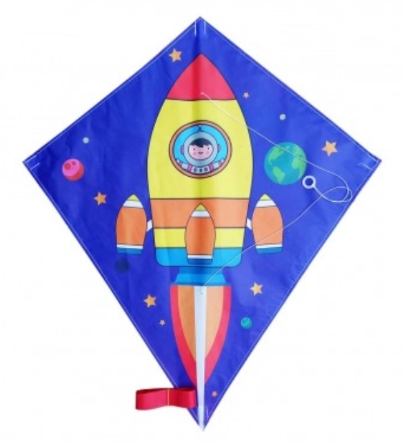 Leteći zmaj Kosmička raketa 70x60 cm