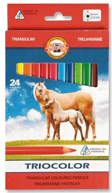 Trokutaste bojice Koh-i-noor 24 komada Triocolor