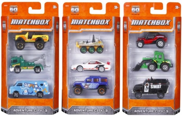 Matchbox set 3 autića