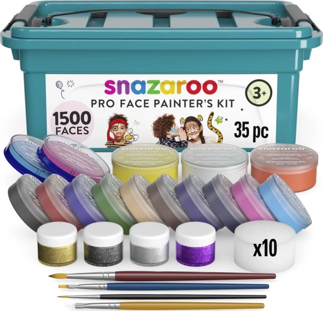 Snazaroo profi kutija za oslikavanje lica – set od 35 dijelova