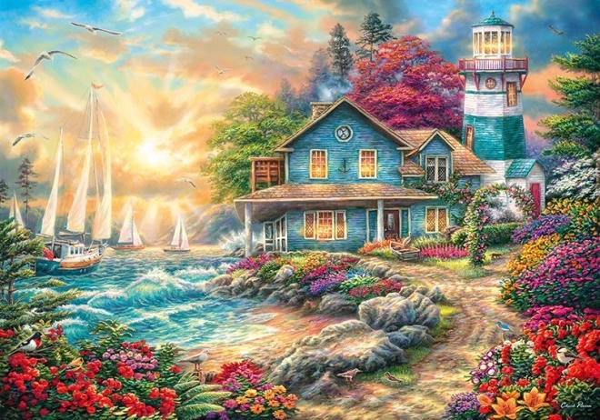 Puzzle Izlazak sunca na moru 2000 dijelova