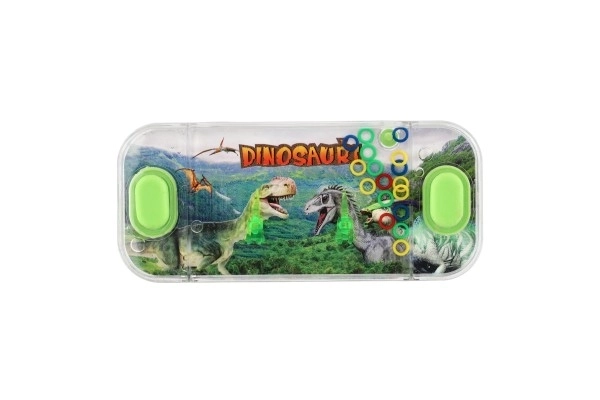 Vodena igra zagonetka 15,5x7cm plastika dinosaur 4 vrste 24 komada u kutiji