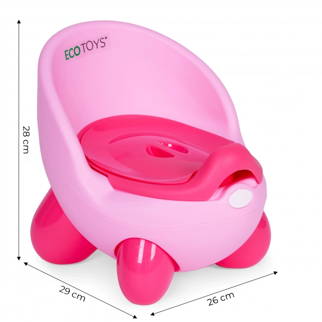 Dječji kahlica s odvojivom posudom i protukliznim nogama ECOTOYS