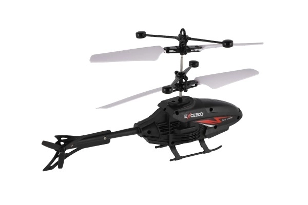 Plastični helikopter 16cm koji reagira na pokret ruke s USB kabelom za punjenje u kutiji 22x15x5cm