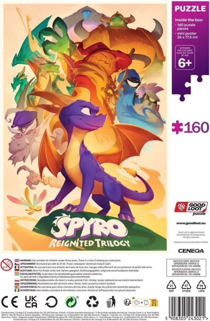Puzzle Spyro Reignited Trilogy: Heroji 160 dijelova