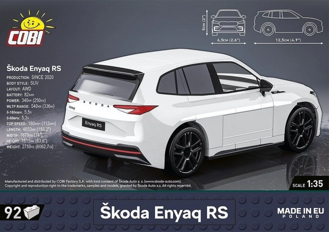 Škoda Enyaq RS 92 jastučići