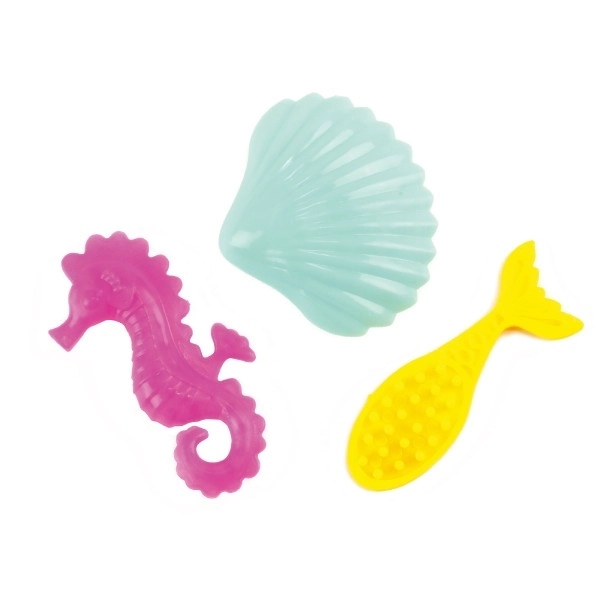 Lutka morska sirena 2 kom 10 cm plast s dodacima na kartici