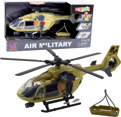 Vojni spasilački helikopter 1:14 sa svjetlima i zvukovima