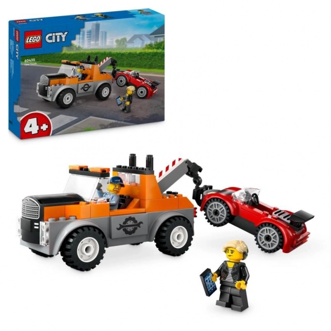 LEGO City 60435 Vučno vozilo i popravak sportskog automobila