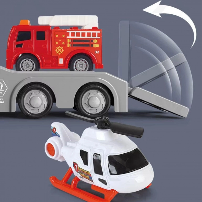 Crveni Vatrogasni Kamion CITY TRUCK sa Zvukovnim i Svjetlosnim Efektima