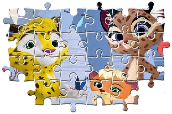 CLEMENTONI Puzzle Leo i Tig 3x48 komada